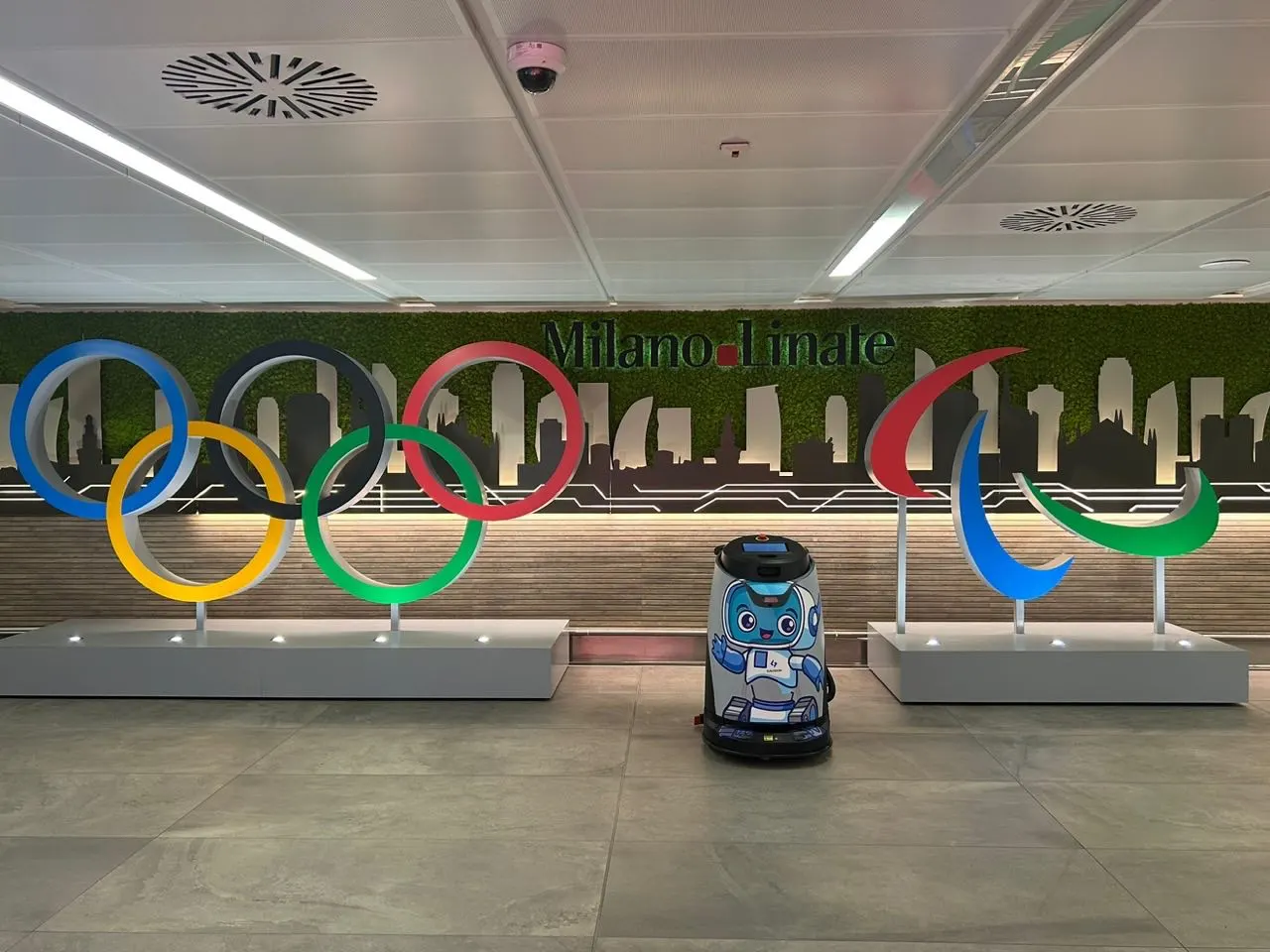 Gausium, Omnie, Airport Cleaning Robot, Milan Linate Airport, Winter Olympics, ilano Cortina 2026