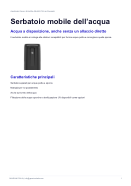 Copertina Serbatoio mobile dell’acqua